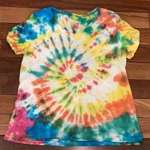 Tie dye woman’s t-shirt